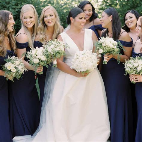 navy blue wedding attire